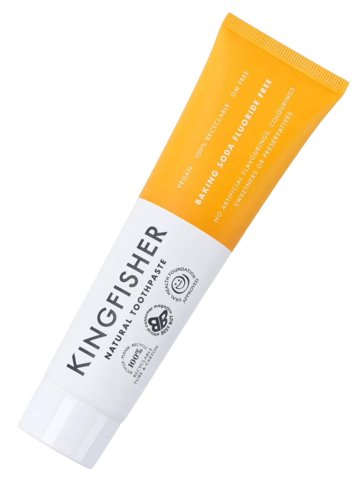 Натуральная зубная паста отбеливающая Kingfisher с пищевой Содой 170г